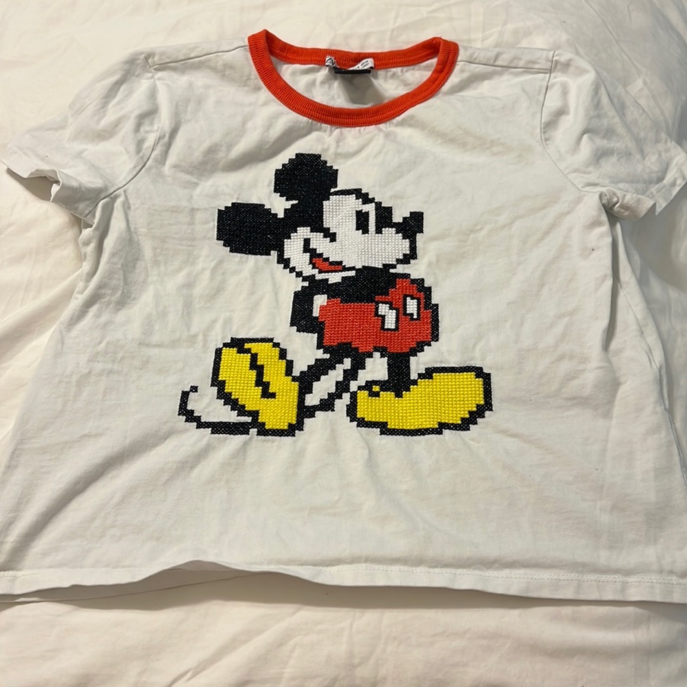 ZARA X Disney Mickey Mouse Size Medium T-Shirt